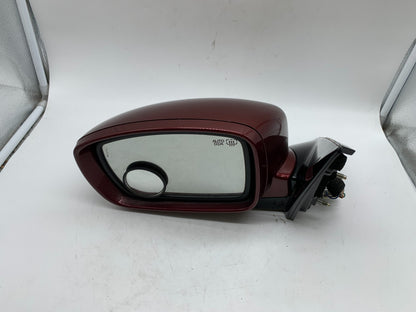 2009-2012 Hyundai Genesis Sedan Driver Side View Power Door Mirror Red C02B01009