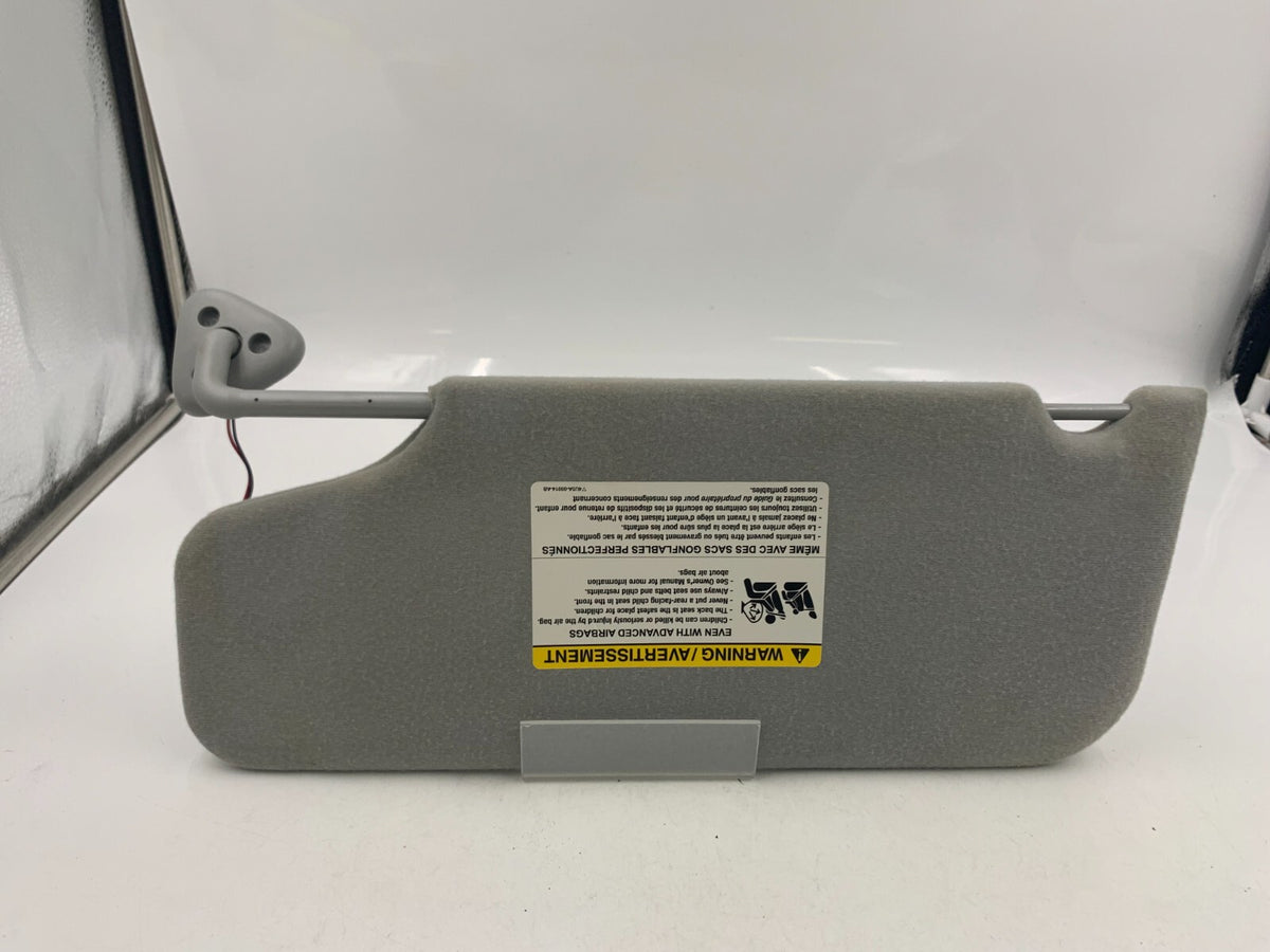 2008-2009 Mercury Sable Passenger Sun Visor Sunvisor Gray Illuminated D01B09008