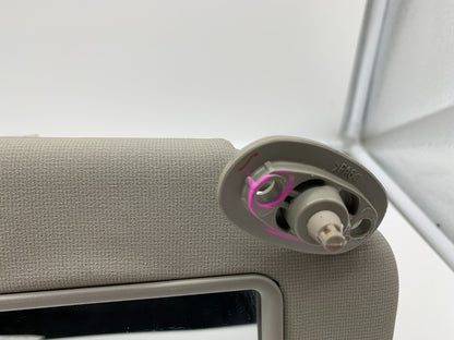 2010-2013 Kia Forte Passenger Sun Visor Gray OEM B01B56038