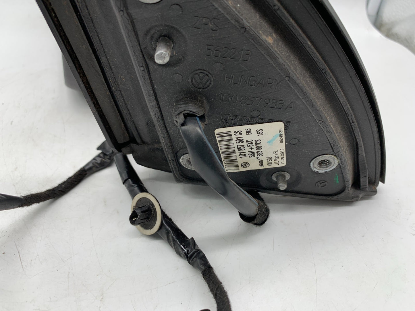 2009-2012 Volkswagen EOS Driver Side View Power Door Mirror Red OEM A04B32003