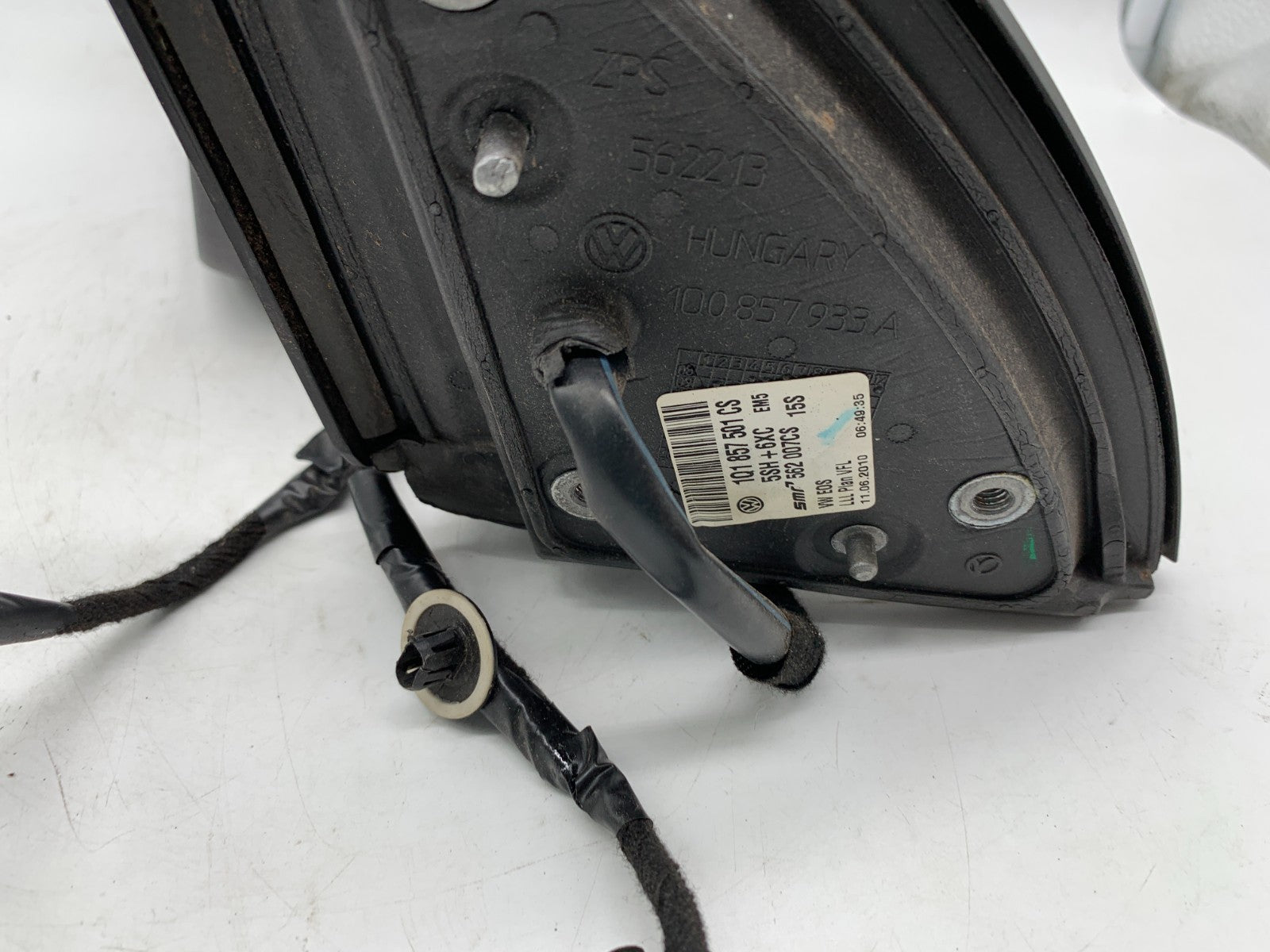 2009-2012 Volkswagen EOS Driver Side View Power Door Mirror Red OEM A04B32003
