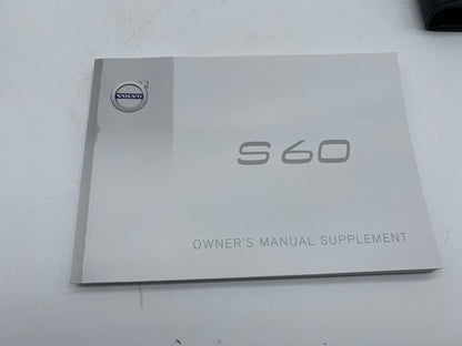2017 Volvo S60 S 60 Owners Manual Set with Case OEM R01B02027
