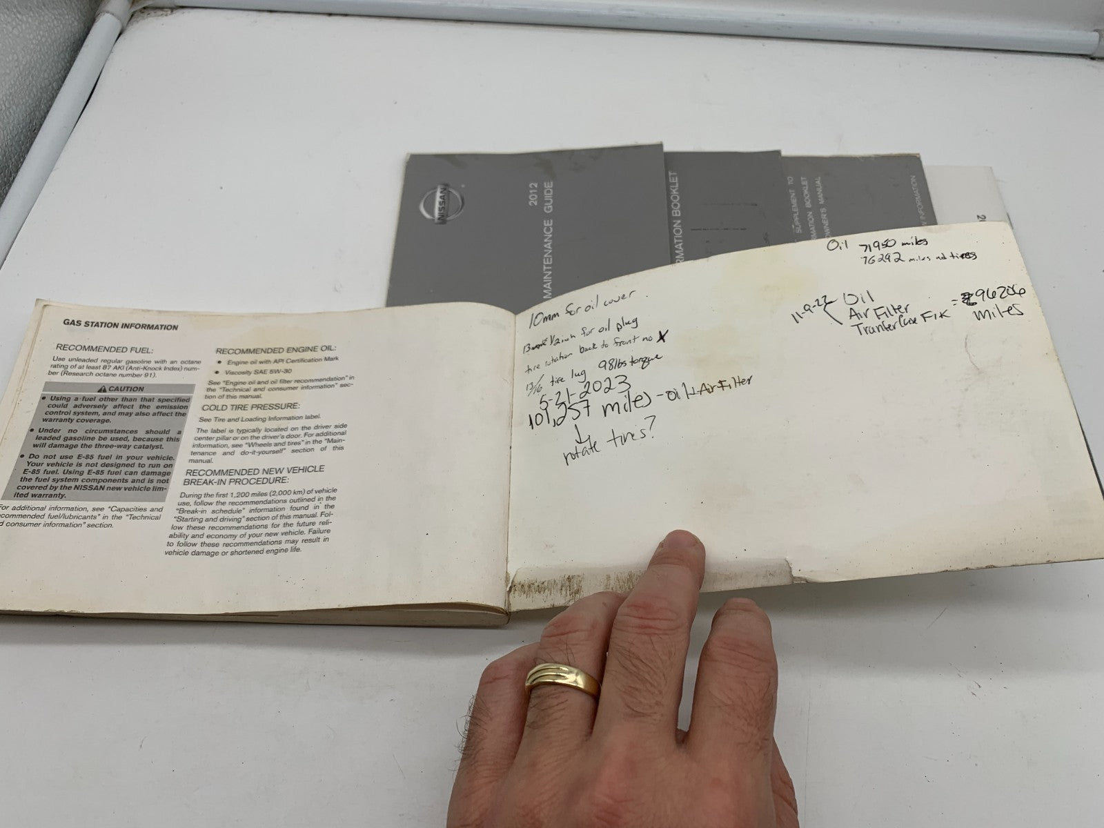 2012 Nissan Xterra Owners Manual Set OEM