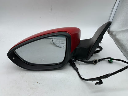 2009-2012 Volkswagen EOS Driver Side View Power Door Mirror Red OEM A04B32003