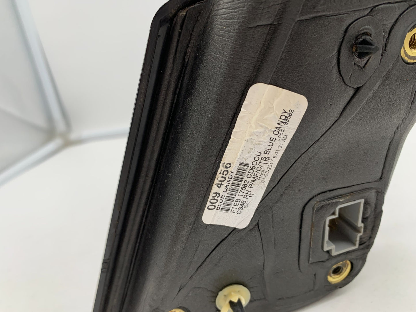 2012-2014 Ford Focus Passenger Side View Power Door Mirror Blue Candy OEM