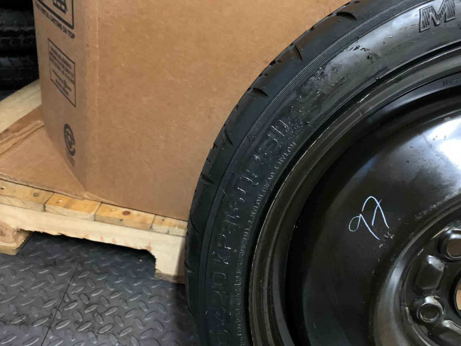 2015-2019 Nissan Sentra 16" Spare Tire Wheel Compact Donut T125/70D16 Maxxis