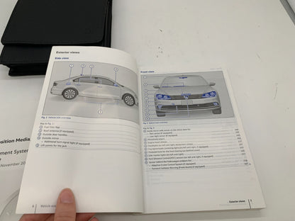 2016 Volkswagen Jetta Owners Manual Set with Case OEM A03B42008