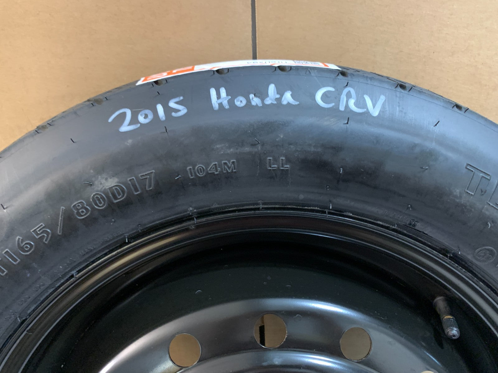 2013-2016 Honda CRV CR-V Spare Tire 17" Wheel Compact Donut T165/80D17