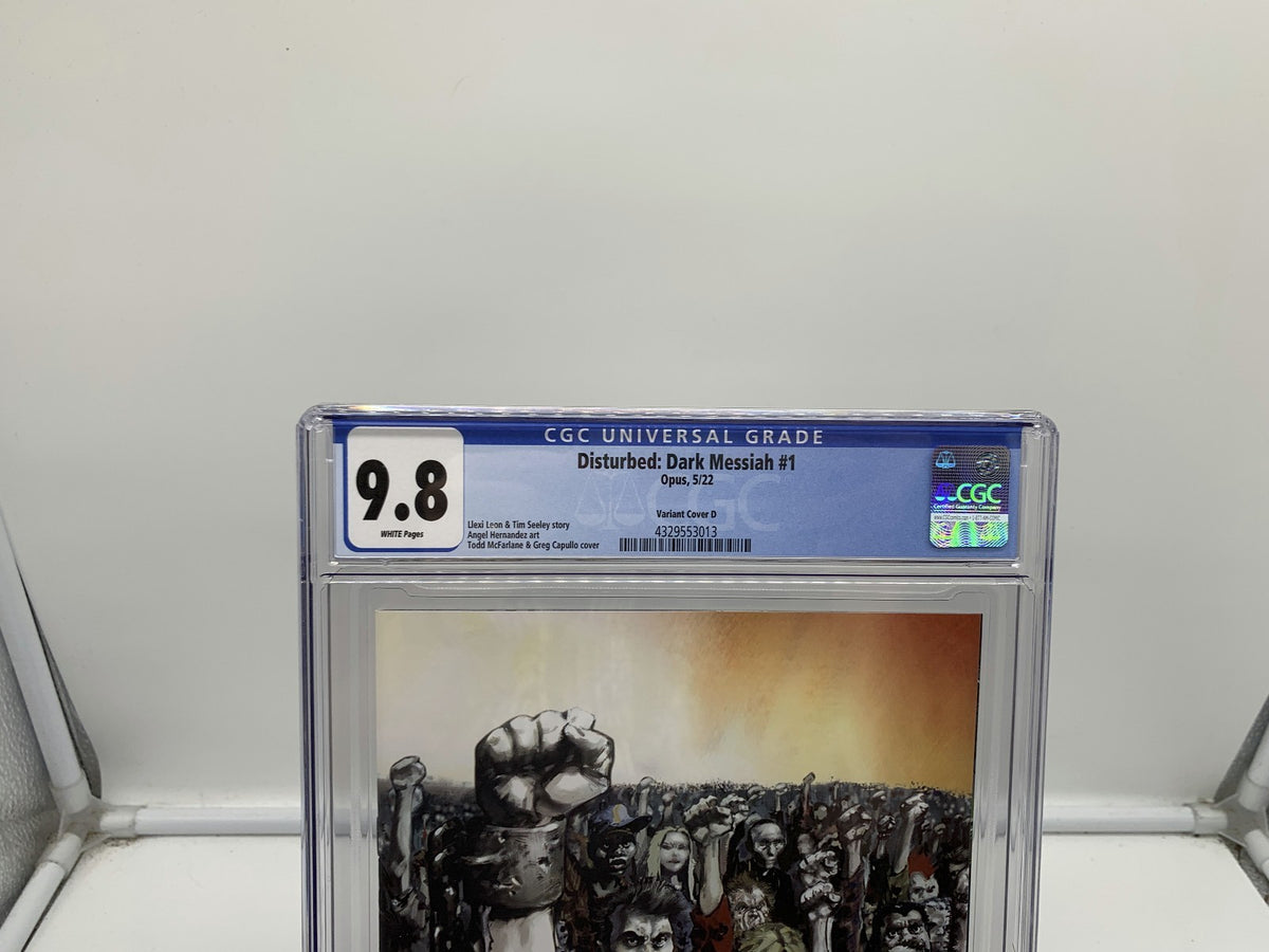 Disturbed Dark Messiah #1 CGC 9.8 Todd McFarlane Greg Capullo Cover