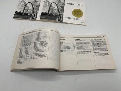 2015 Chevrolet Silverado 1500 2500 Owners Manual Set OEM C01B05005
