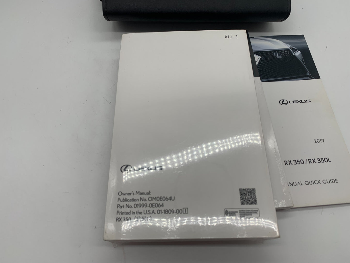 2019 Lexus RX350 RX350L Owners Manual Set with Case OEM D01B41076