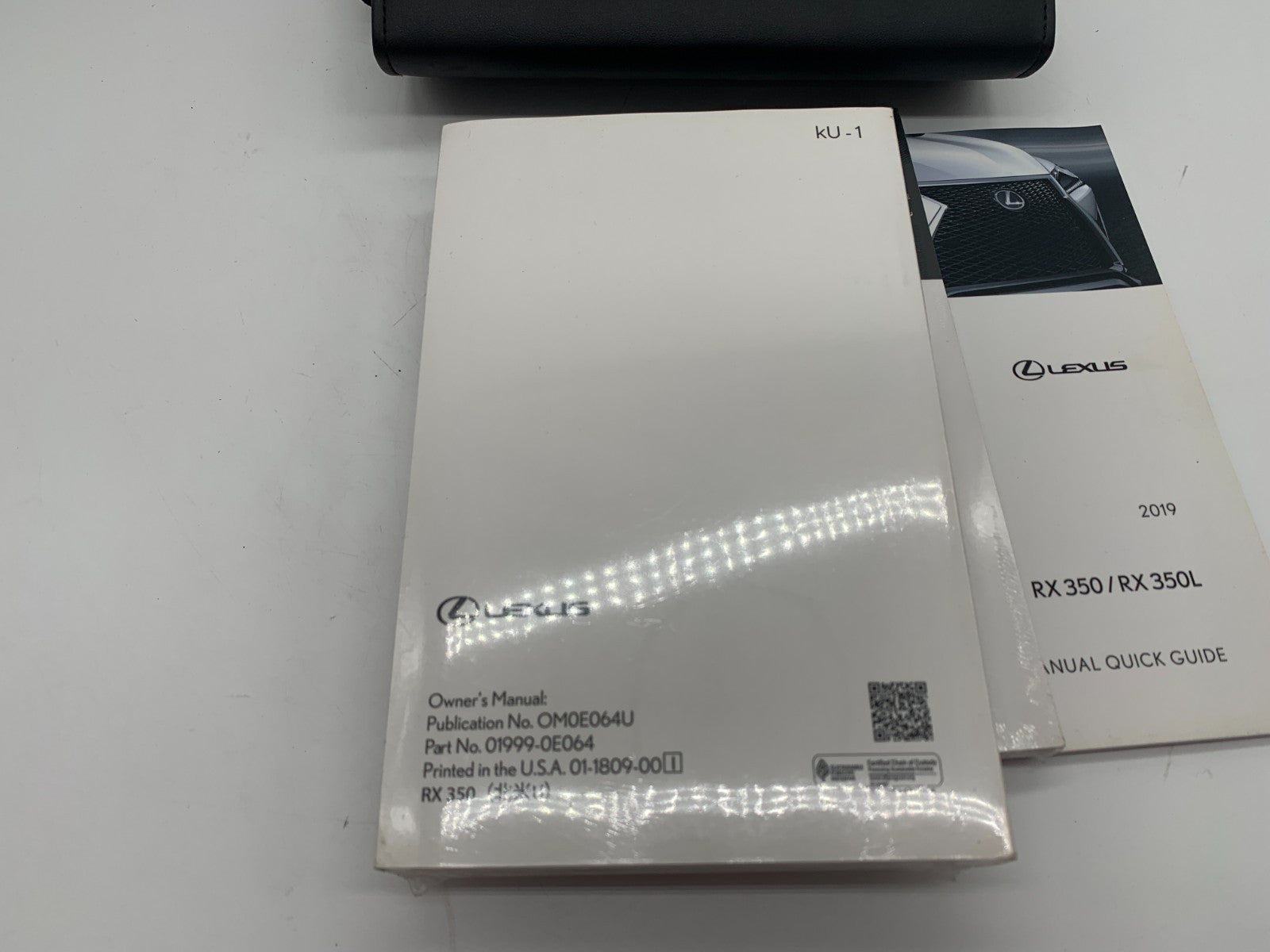 2019 Lexus RX350 RX350L Owners Manual Set with Case OEM D01B41076