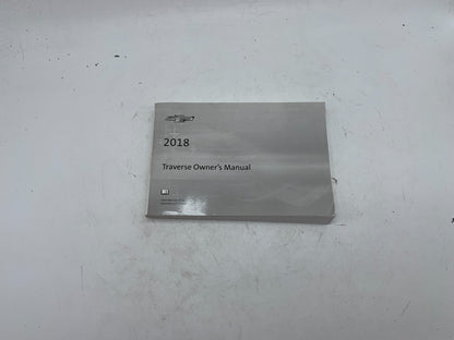 2018 Chevy Traverse Owners Manual OEM B03B51019