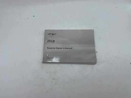 2018 Chevy Traverse Owners Manual OEM B03B51019