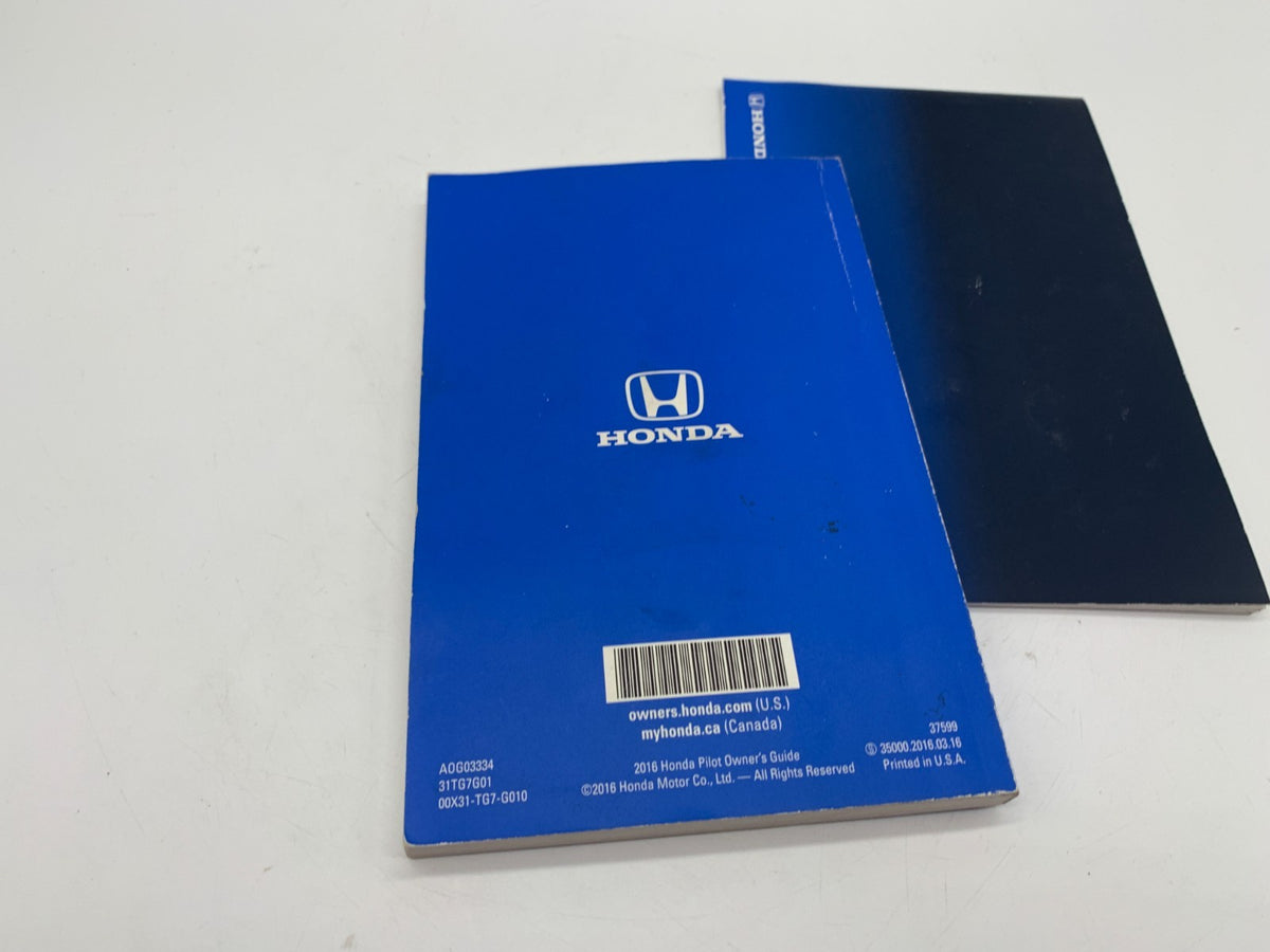 2016 Honda Pilot Owners Manual Set OEM D01B41077