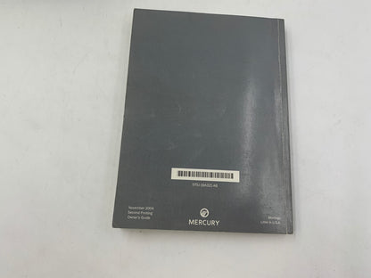 2005 Mercury Montego Owners Manual Set with Case OEM A02B36003