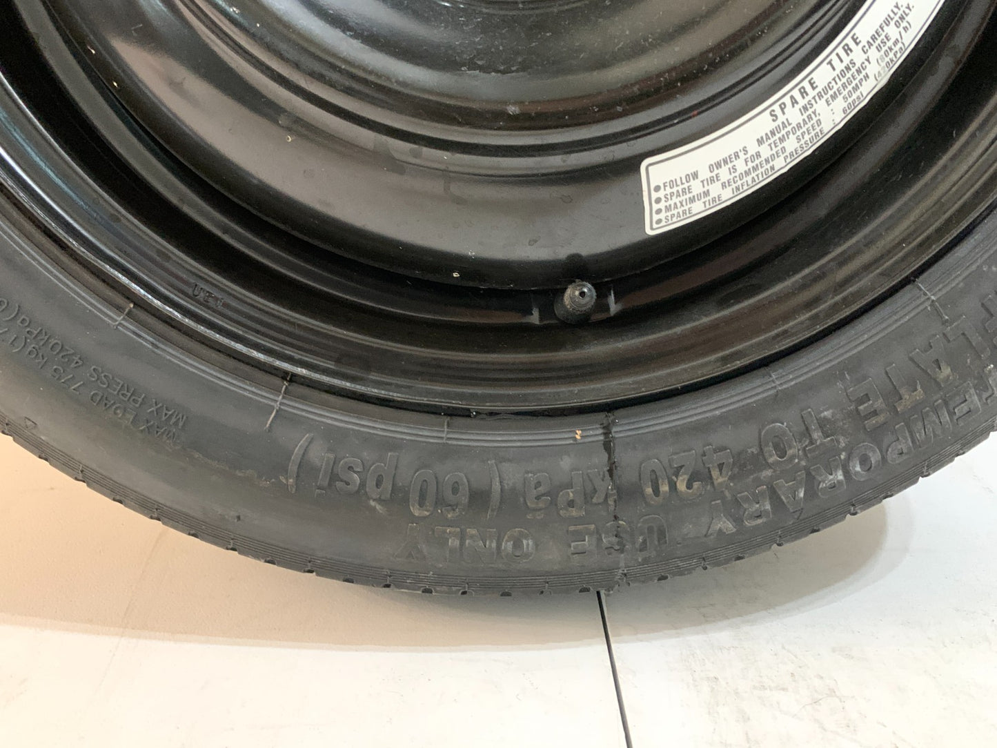 2010-2015 Honda Civic 15" Spare Tire Compact Donut OEM T135/80D15 Spare Wheel