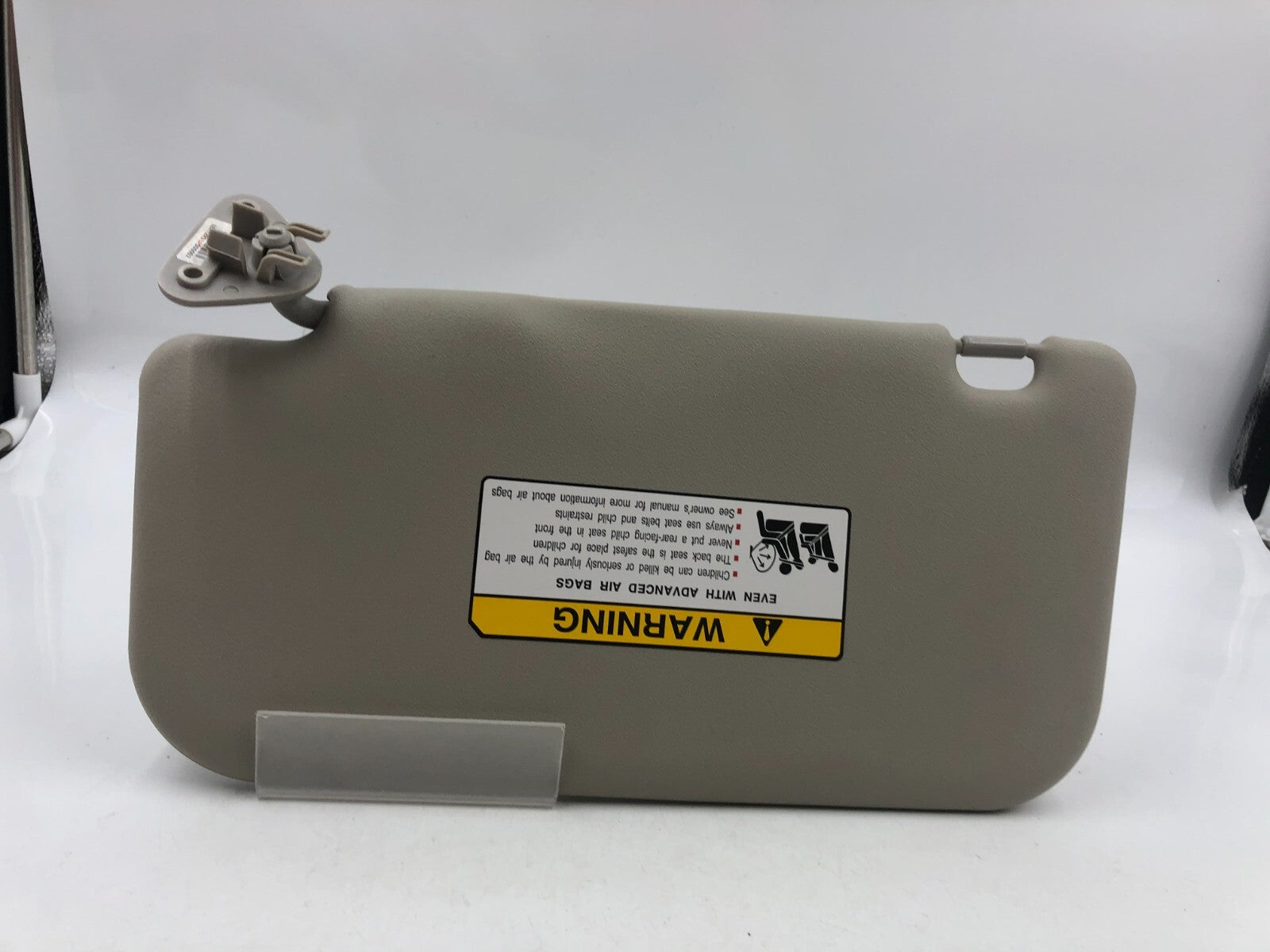 2014-2019 Mitsubishi Mirage Passenger Sun Visor Gray OEM C02B17083