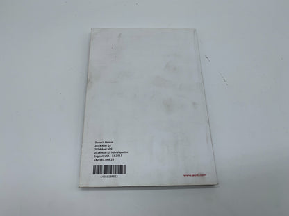 2015 Audi Q5 SQ5 Owners Manual OEM A01B50013