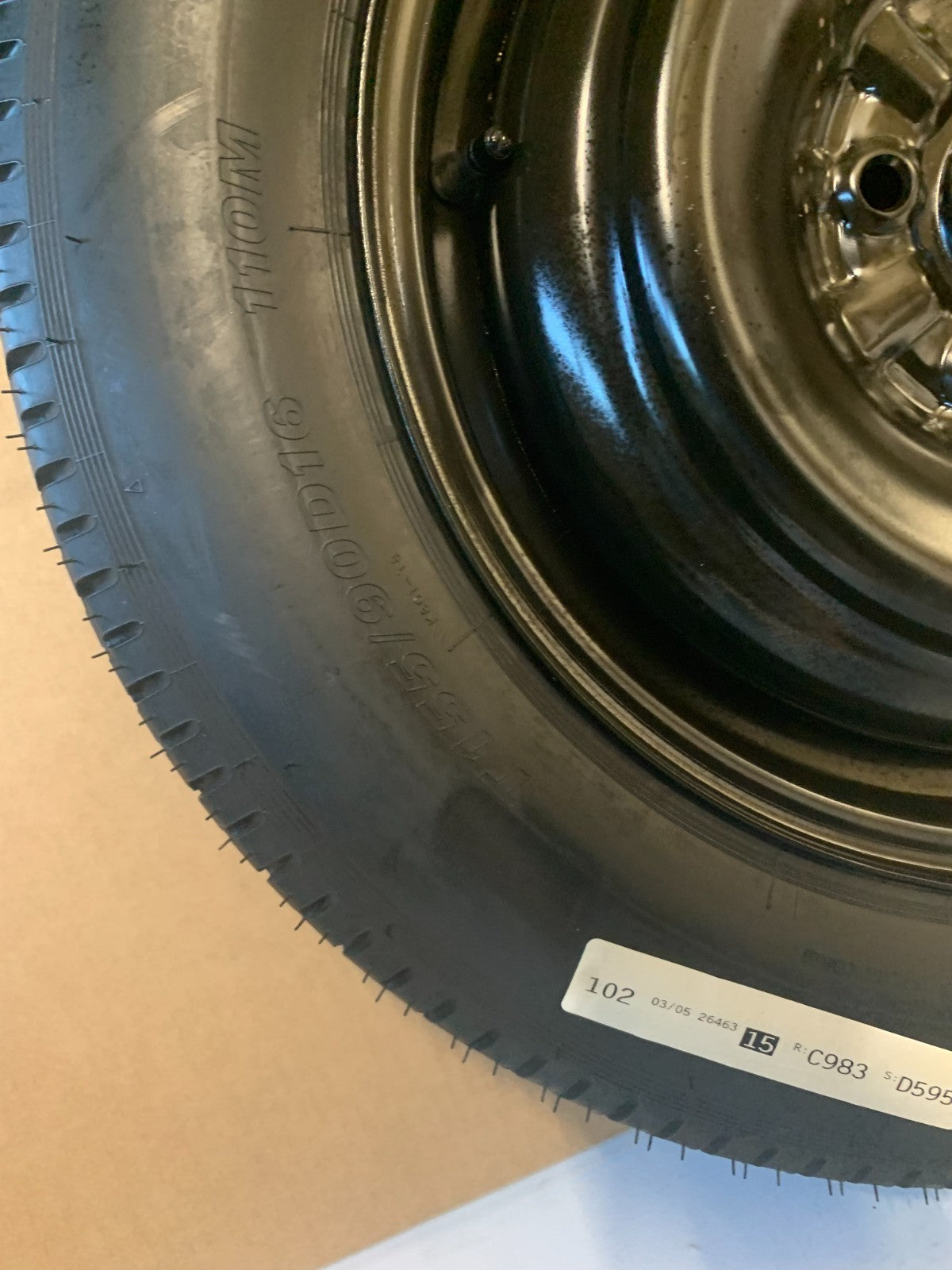 2011-2020 Mitsubishi Outlander 16" Spare Tire Wheel Compact Donut T155/90D16