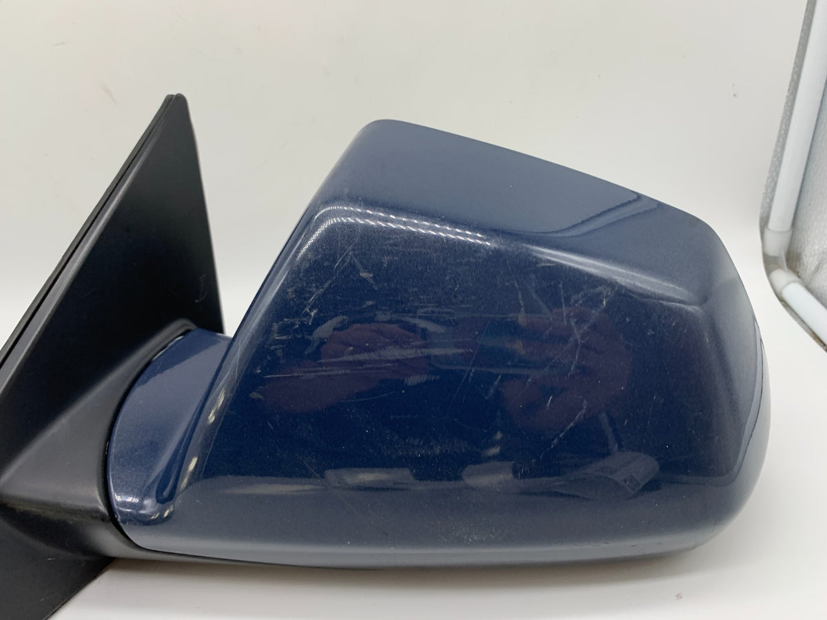 2008-2014 Cadillac CTS Driver Side View Power Door Mirror Blue OEM A02B07019