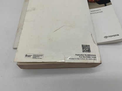 2017 Toyota Corolla Owners Manual Set OEM D01B12056