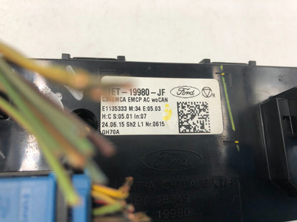 2015-2018 Ford Focus AC Heater Climate Control Unit OEM C02B52011