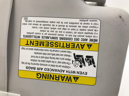 2009-2013 Subaru Forester Driver Sun Visor Gray OEM A03B37053