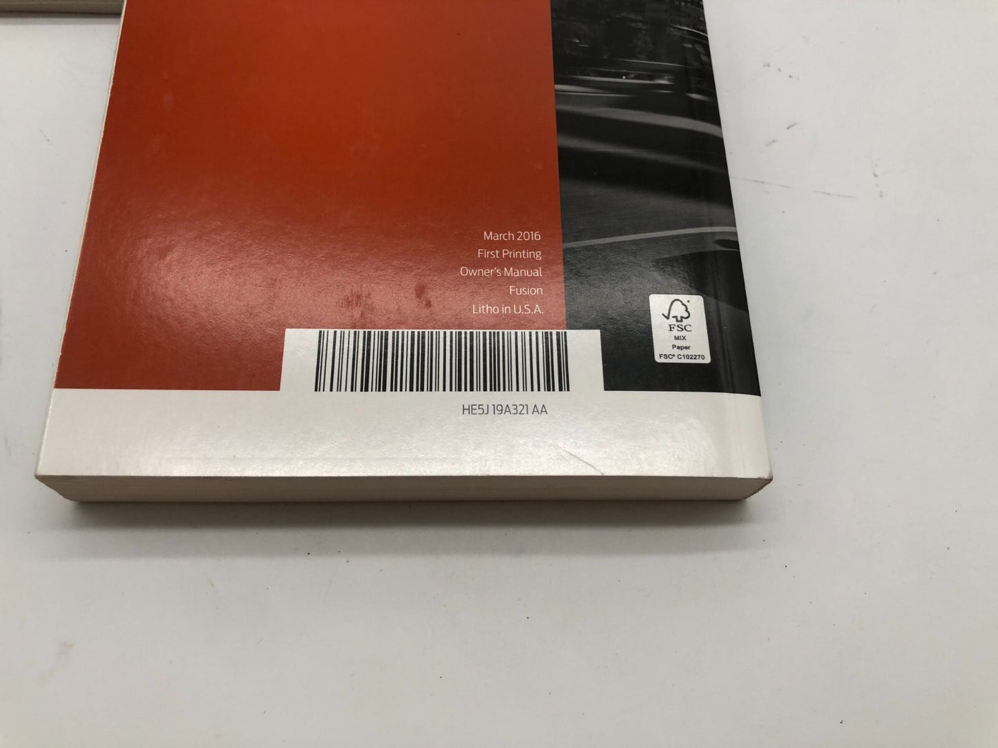 2017 Ford Fusion Owners Manual Set with Case OEM C01B53022