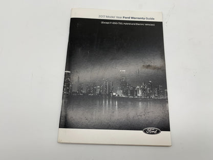 2017 Ford Focus Owners Manual Set OEM C02B20011