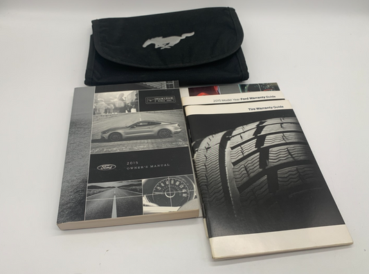 2015 Ford Mustang Owners Manual Set with Case OEM R01B05027