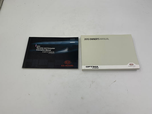 2015 Kia Optima Hybrid Owners Manual Set with Case OEM B02B38081