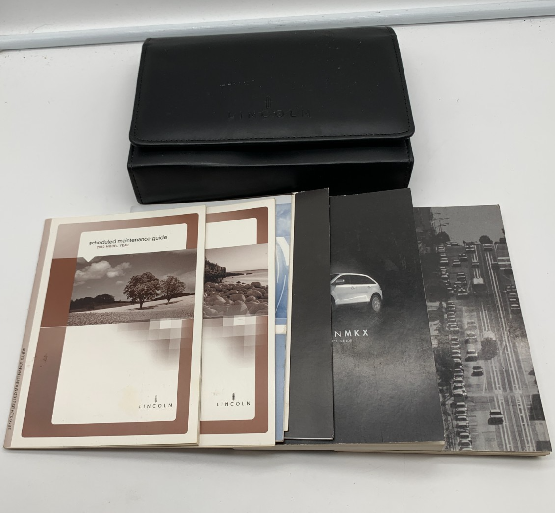 2010 Lincoln MKX Owners Manual Set with Case OEM C01B18020