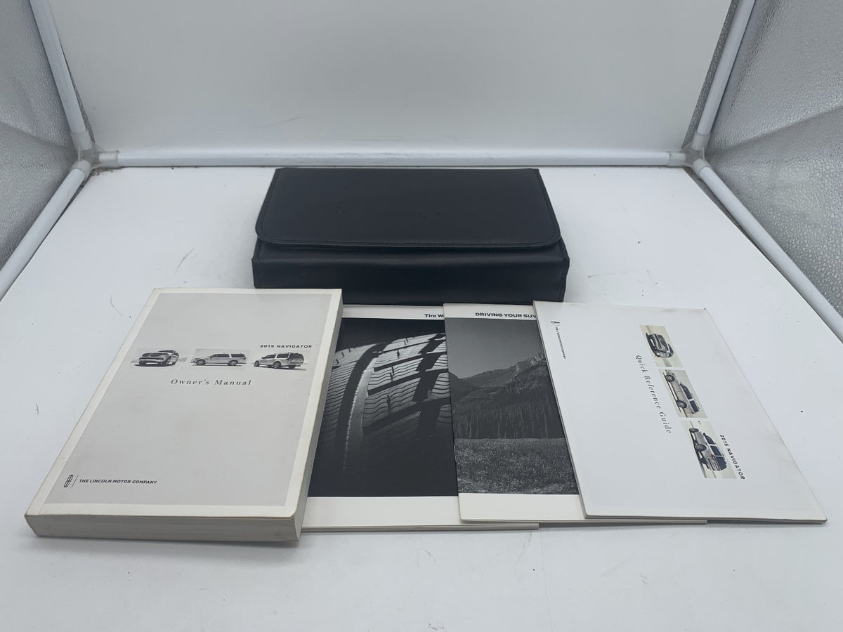 2015 Lincoln Navigator Owners Manual Set with Case OEM R01B21011