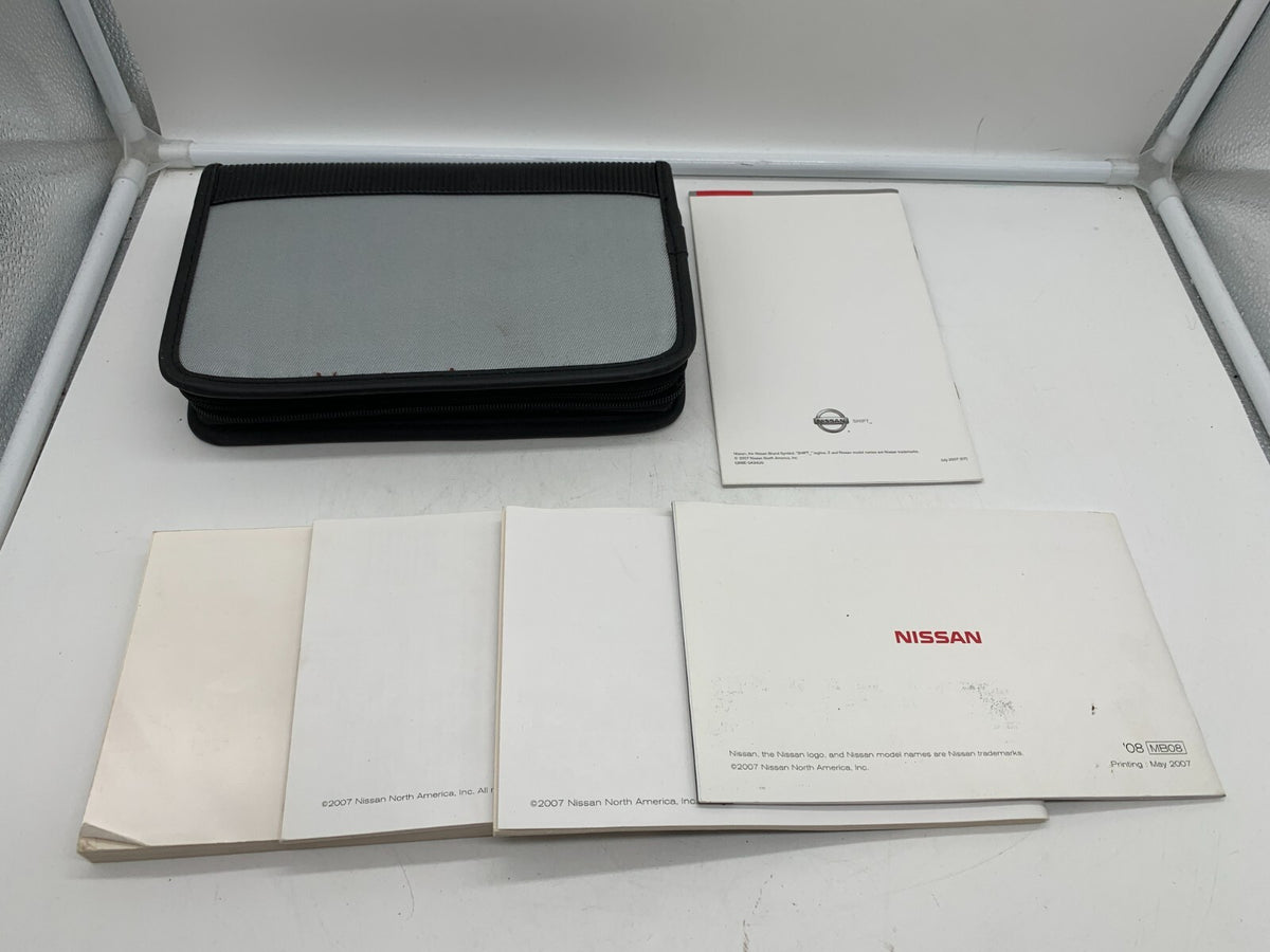 2008 Nissan Maxima Owners Manual Set with Case OEM A04B08048