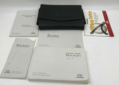 2013 Hyundai Tucson Owners Manual Set with Case OEM D01B29088