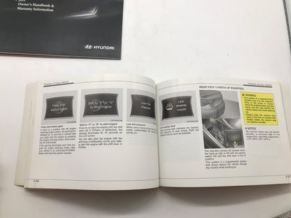 2011 Hyundai Sonata Owners Manual Set with Case OEM R01B05017