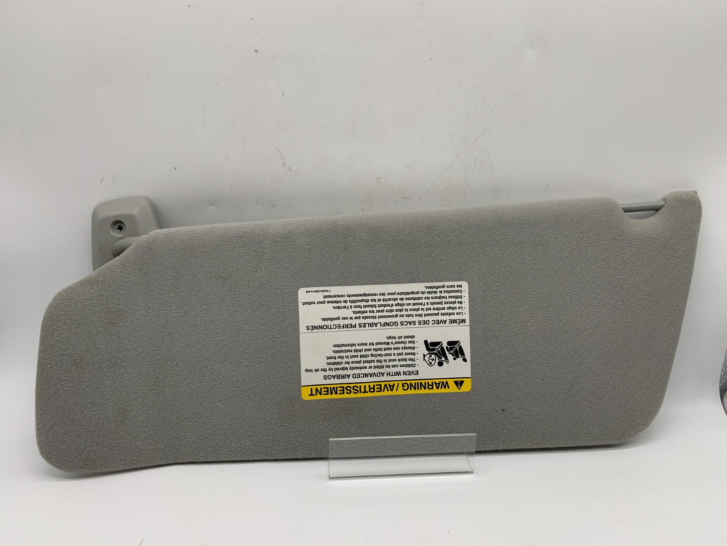 2004-2008 Ford F-150 Passenger Sun Visor Gray OEM D03B33040