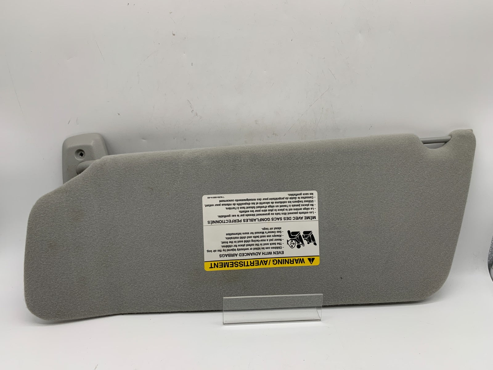 2004-2008 Ford F-150 Passenger Sun Visor Gray OEM D03B33040