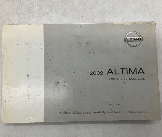 2002 Nissan Altima Owners Manual OEM D03B19006