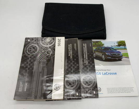 2016 Buick Lacrosse Owners Manual Set with Case OEM