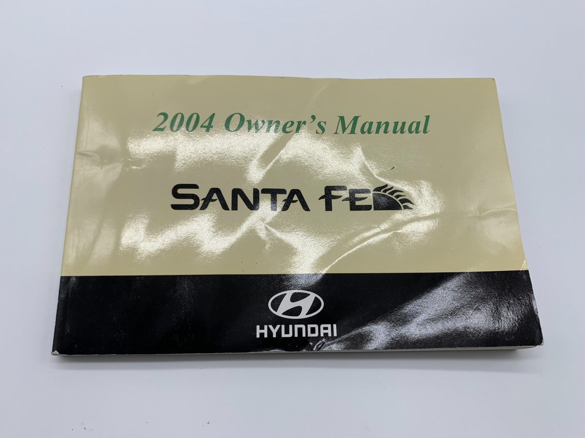 2004 Hyundai Santa FE Owners Manual OEM C02B53062