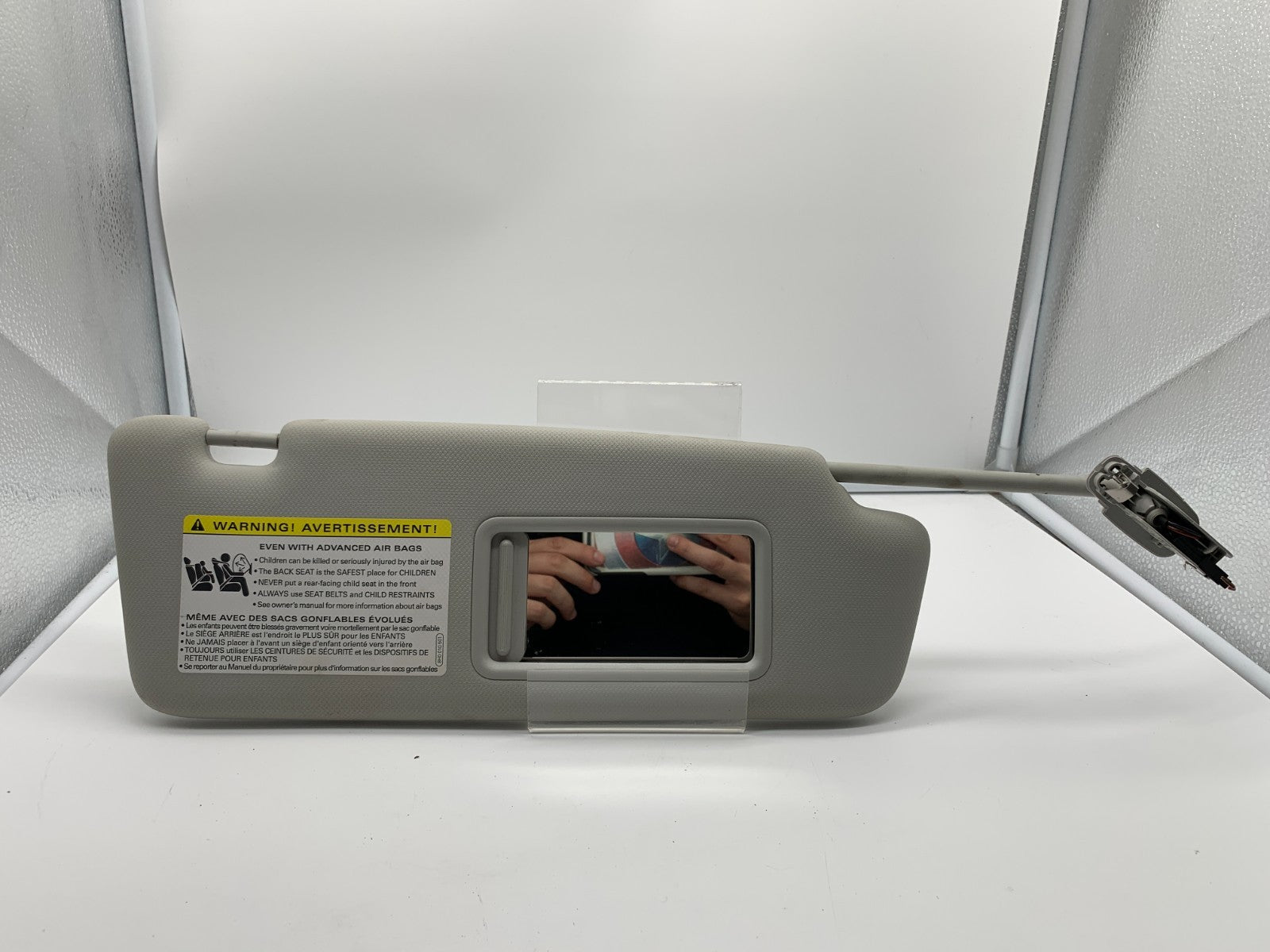 2009-2012 Audi A4 Passenger Sun Visor Gray Illuminated OEM E02B32057