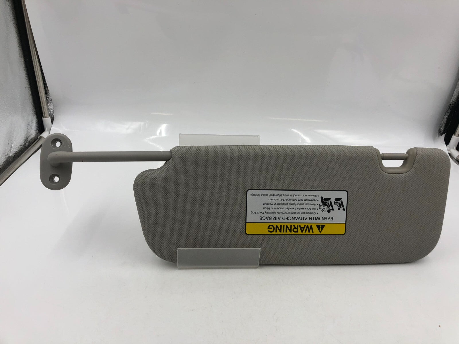 2014-2016 Kia Forte Koupe Passenger Sun Visor Sunvisor Gray OEM B01B15029