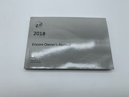 2018 Buick Encore Owners Manual with Case OEM C04B59020