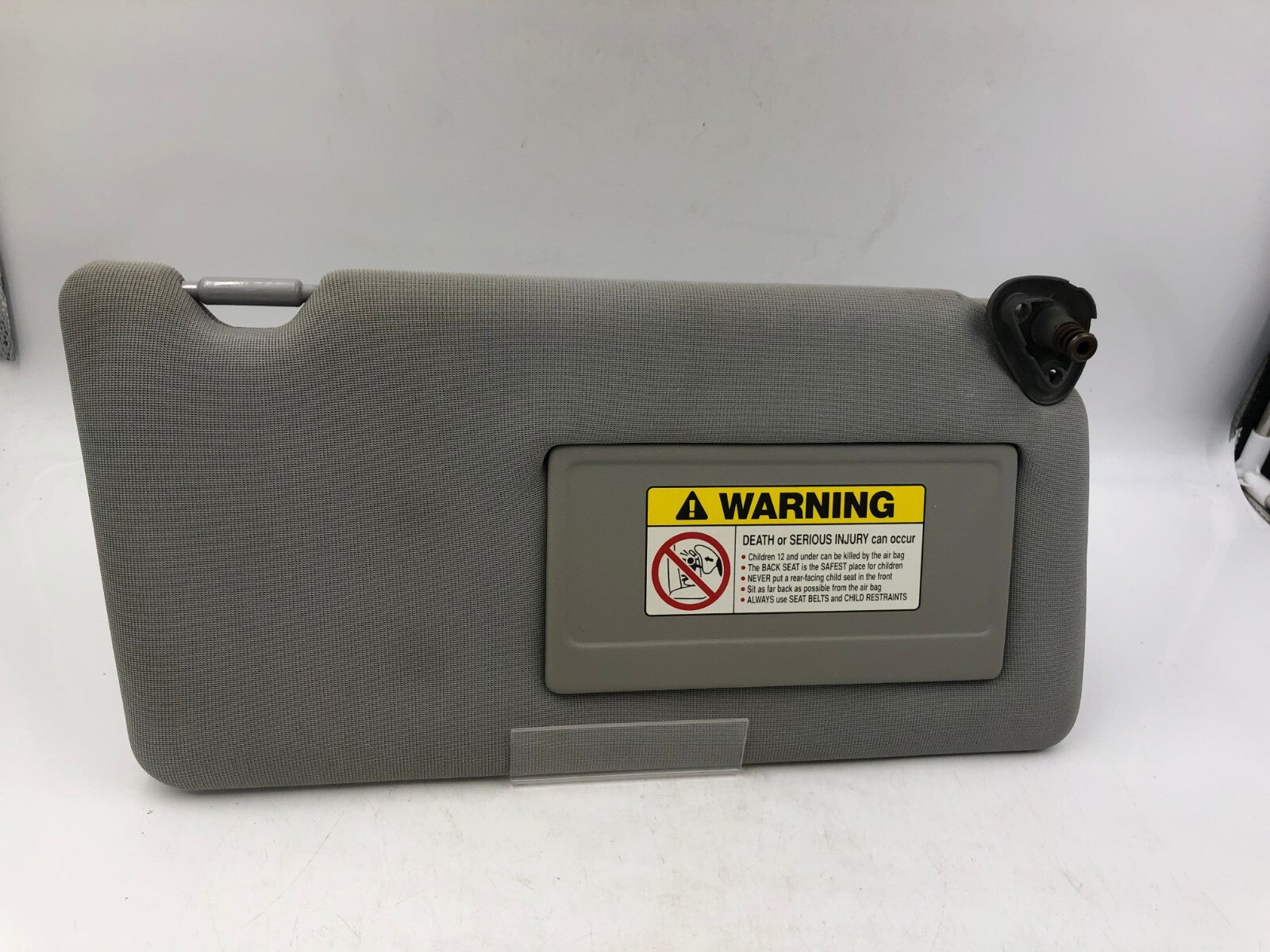 2003-2006 Honda Fit Passenger Sun Visor Gray OEM B02B12037