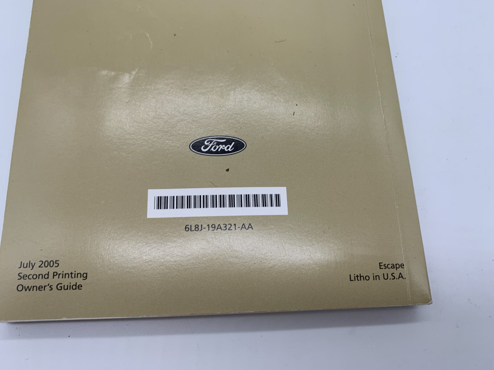 2007 Ford Escape Owners Manual with Case OEM D03B64012