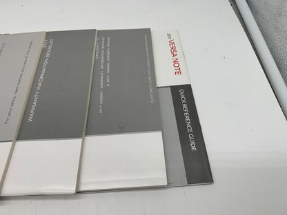 2017 Nissan Versa Note Owners Manual Set with Case OEM