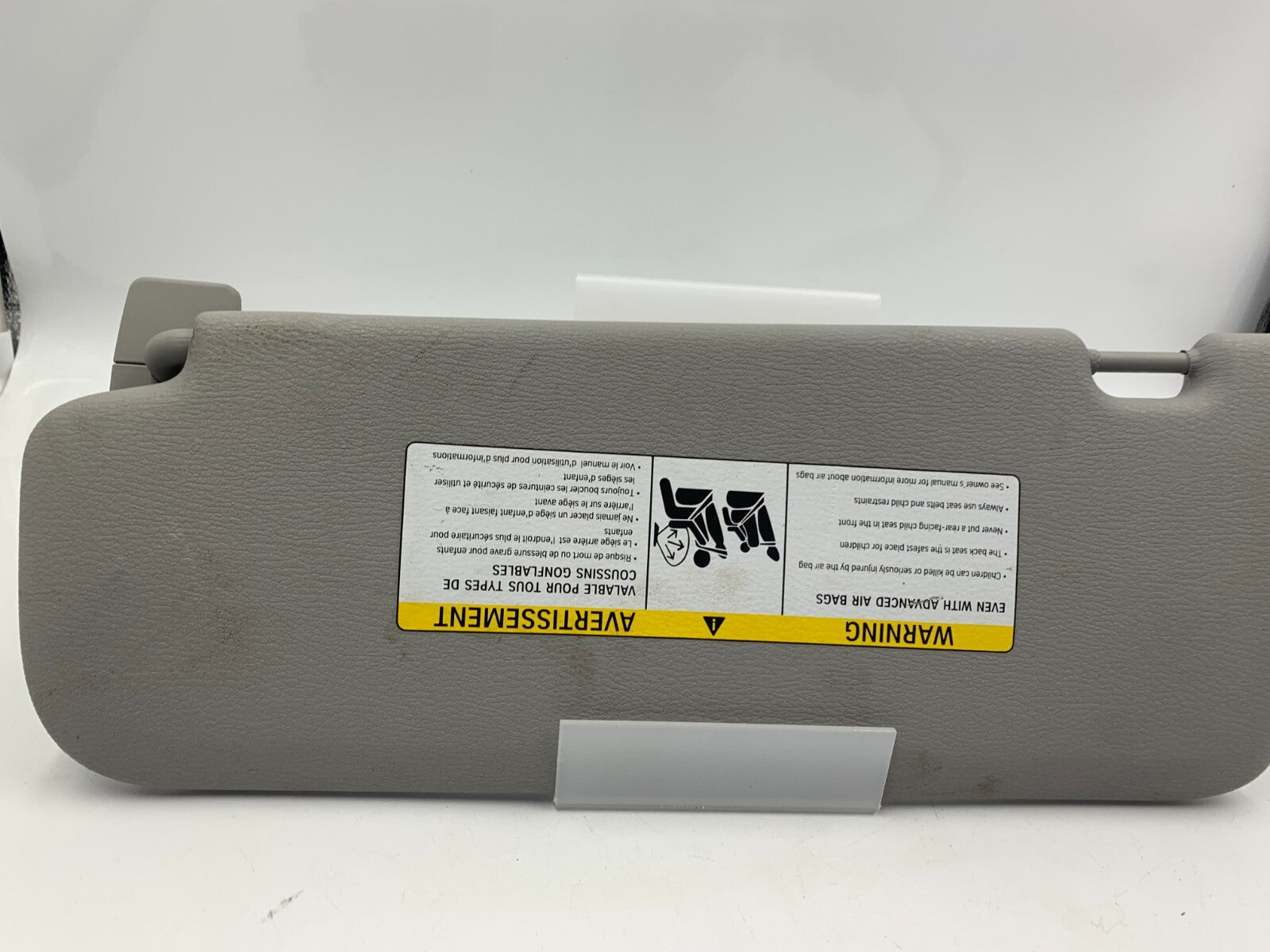 2011-2017 BMW X3 Passenger Sun Visor Tan Illuminated OEM C01B16025