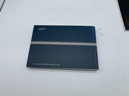2012 Kia Optima Owners Manual Set OEM A04B06005